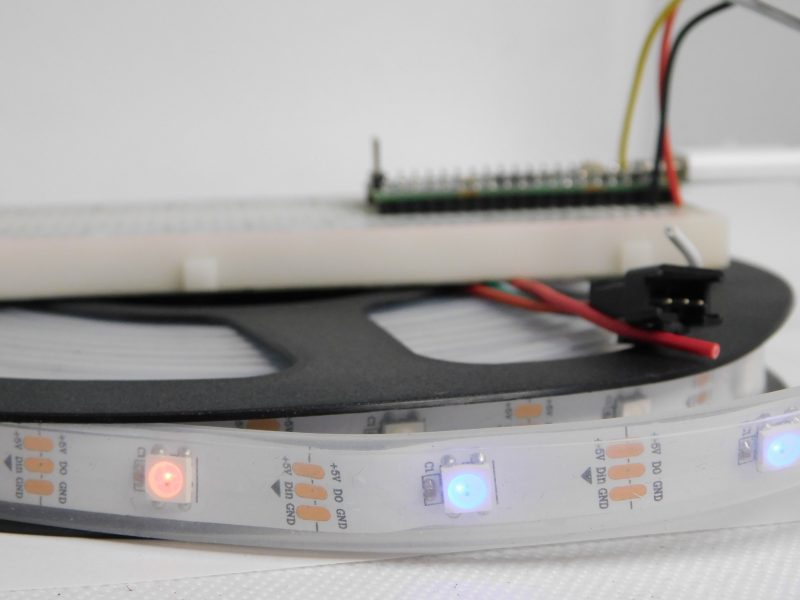 There will usually be wires already connected to your strip, but if you cut it, you’ll need to solder new wires on