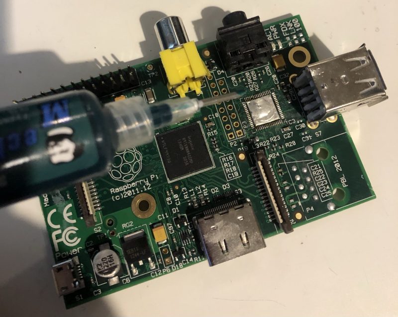 applying a solder mask to a pcb