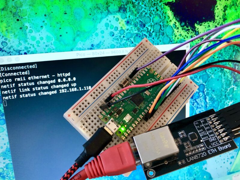 Raspberry Pi Pico and RMII Ethernet PHY