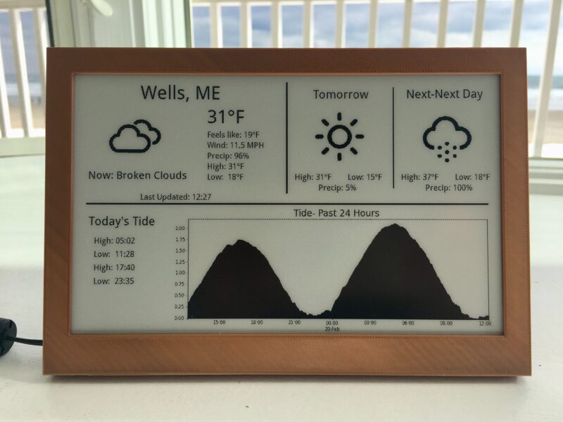 Avoid nasty surprises when you arrive at the beach: check the tide level before you leave home