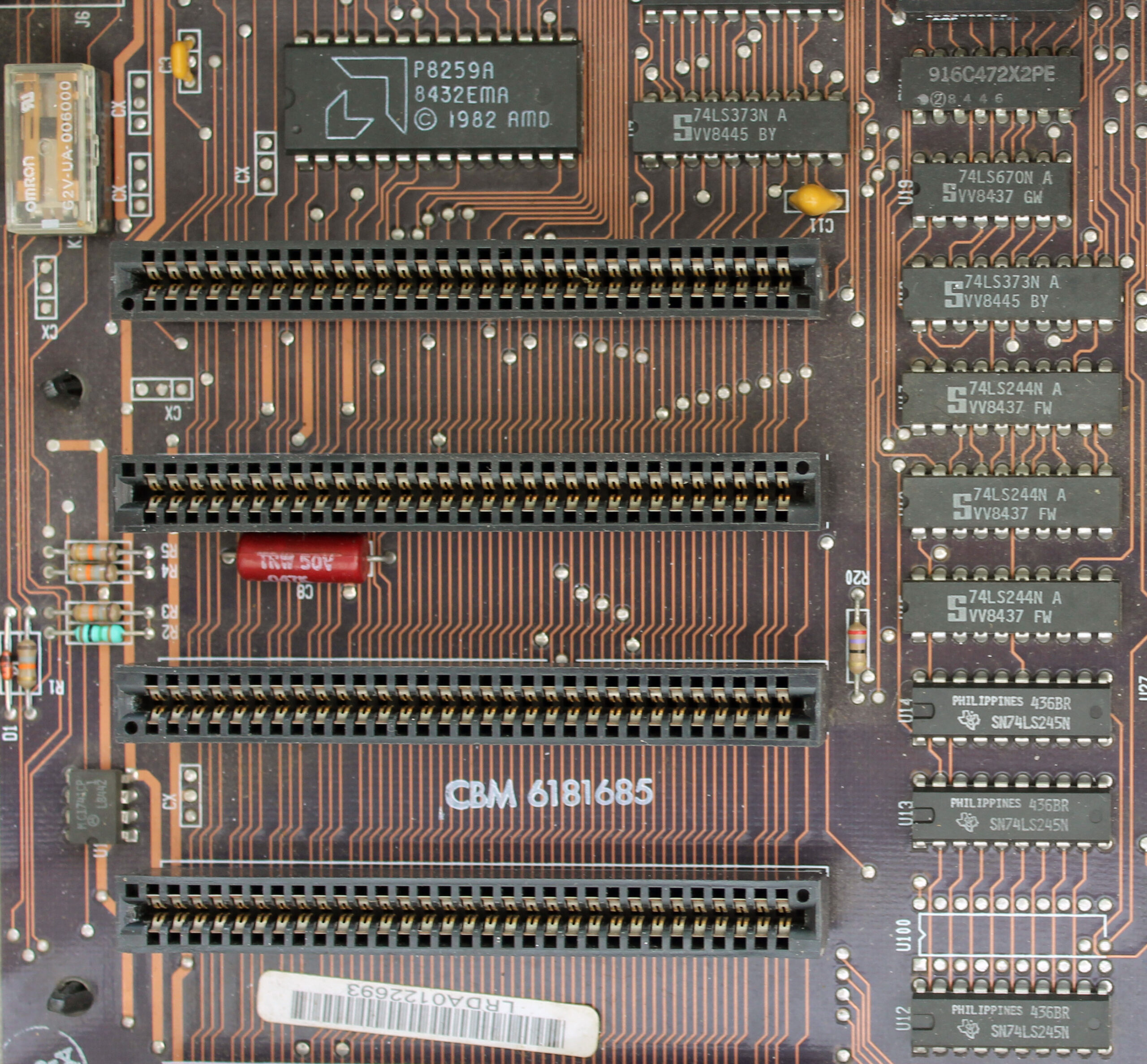 The IBM PC 5150 had five 8-bit ISA slots for expansion cards