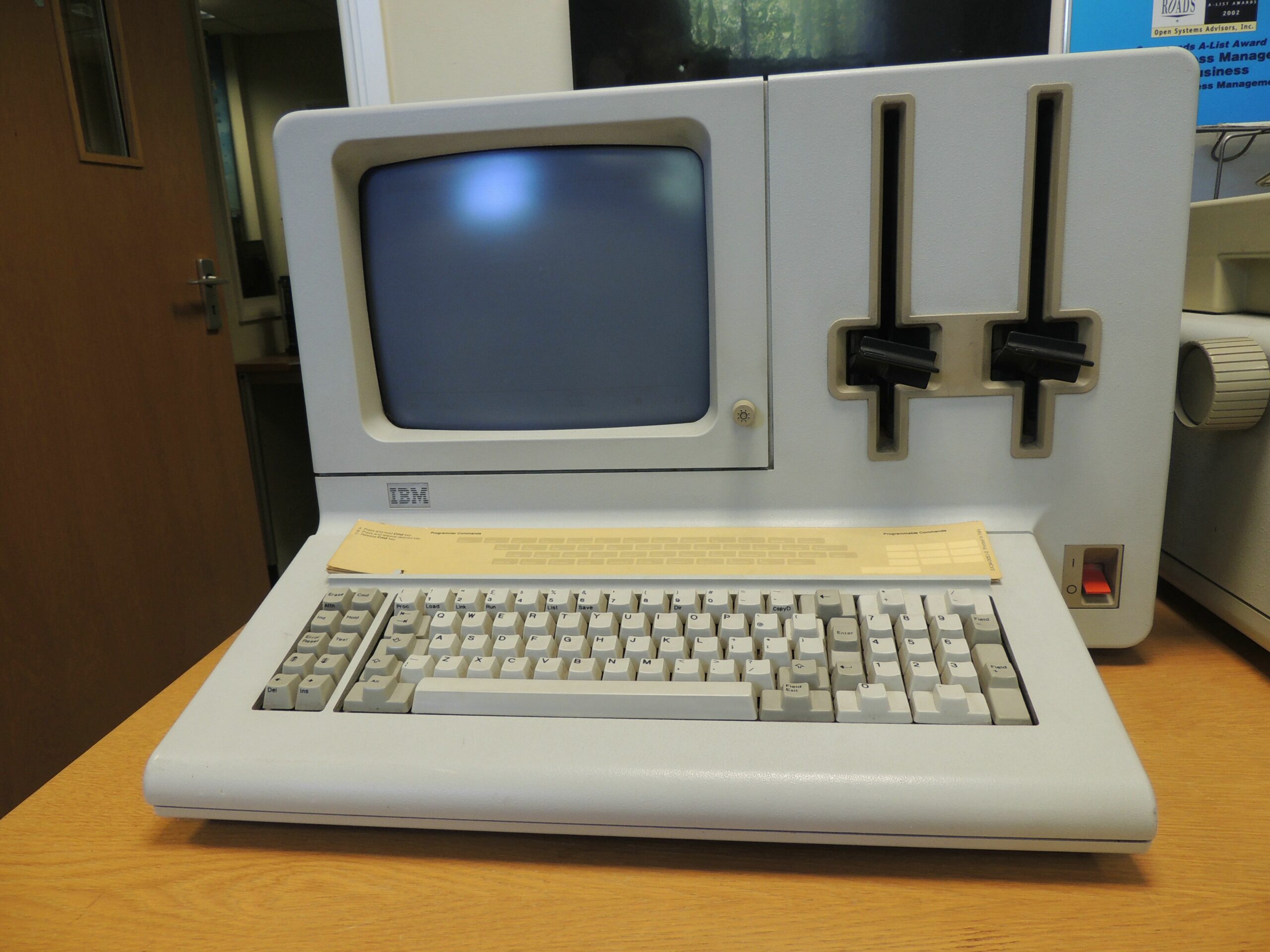 IBM’s System 23 Datamaster, pictured here at the IBM Hursley Museum, cost $9,000 US