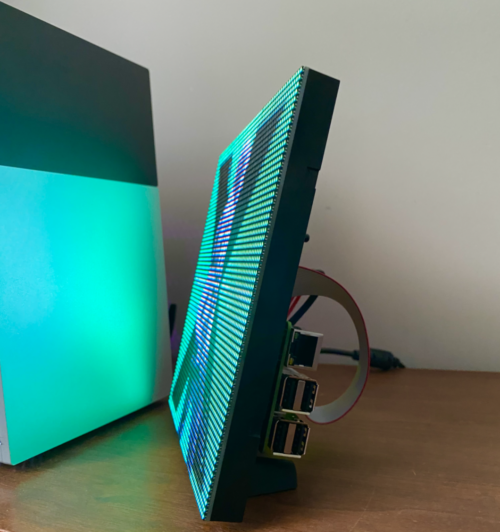 LED album art