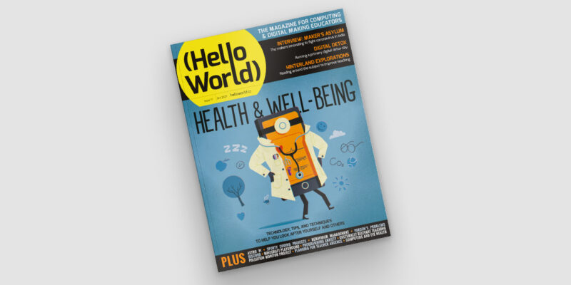 Cover of issue 17 of Hello World.