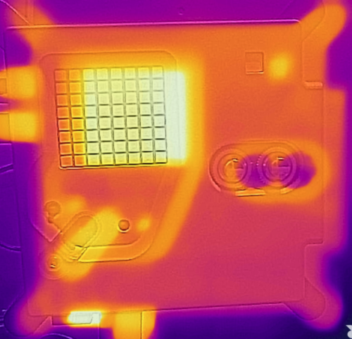 A heat test of the new Raspberry Pi-powered Astro Pi units.