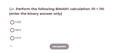 Screenshot of a multiple choice question on the Oak Academy platform.