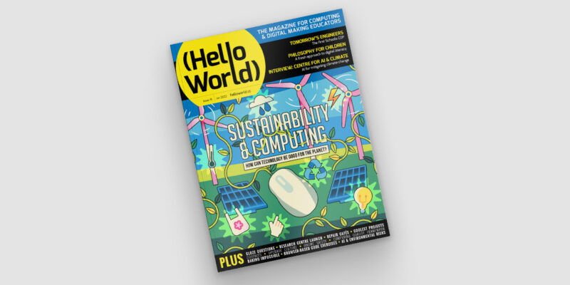 Cover of issue 19 of Hello World magazine.