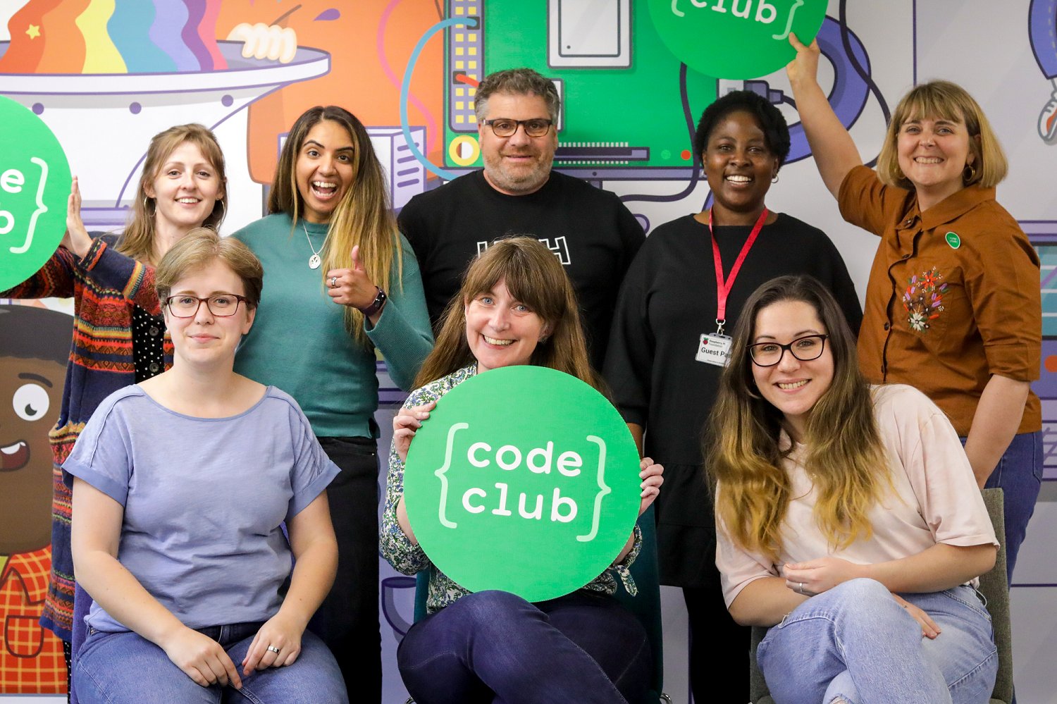 The Code Club team. 