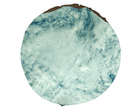 ענן Cumulonimbus צולם ב-ISS על ידי צוות Nanokids.