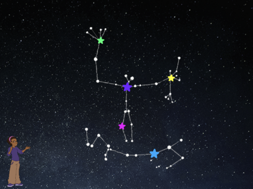 The Tagai constellation of Torres Strait Islander culture.