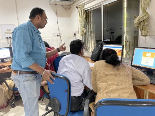 Teachers in Code Club training in Odisha, India.