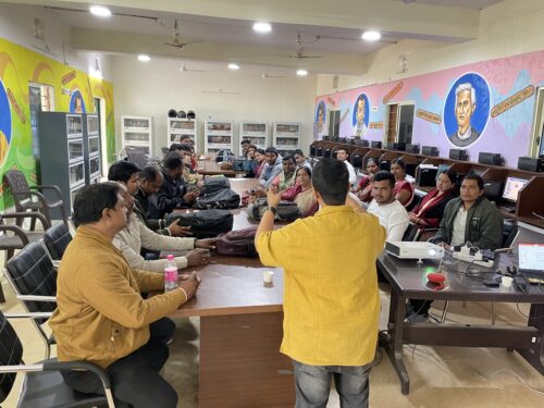Teachers in Code Club training in Odisha, India.
