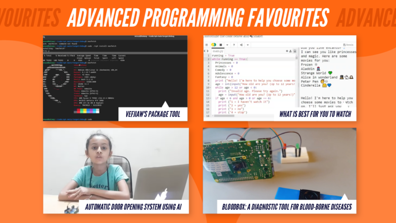 Coolest Projects 2023 advanced programming favourites.