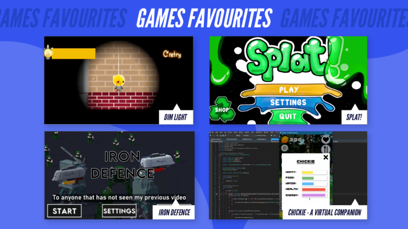 Coolest Projects 2023 games favourites.