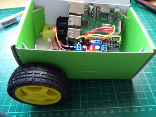 A robot buggy with a Raspberry Pi.