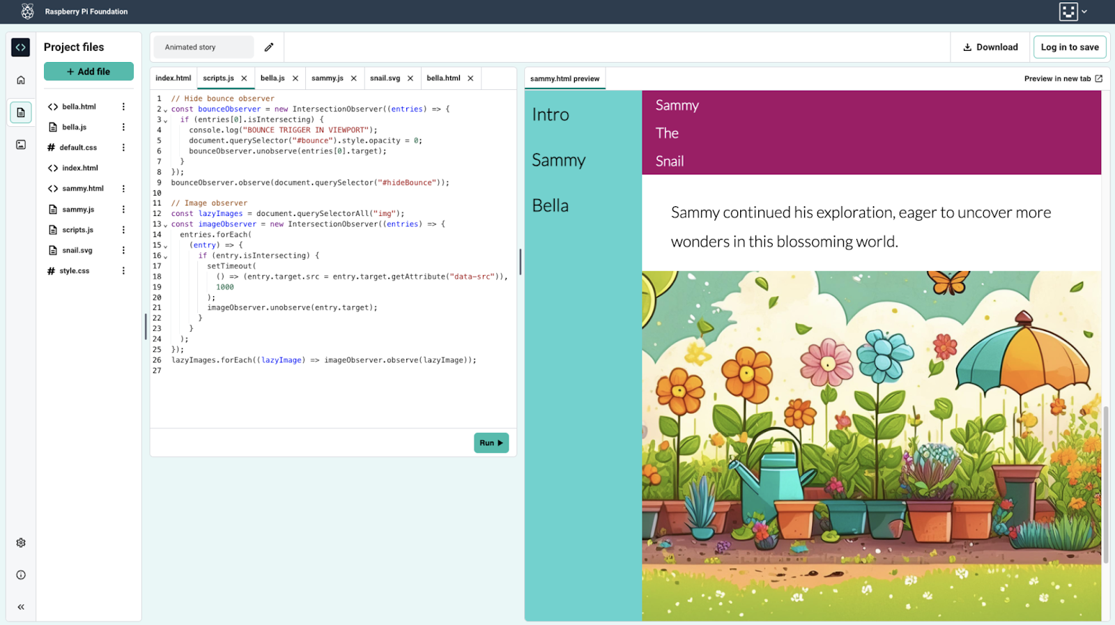 Get young people making interactive websites with JavaScript and our ...
