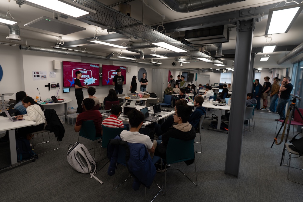 Young coders at Cool as Hack