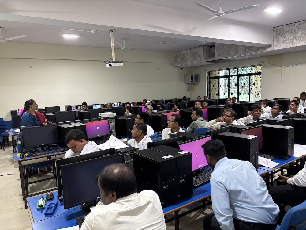 Teachers at a teacher training in Odisha.