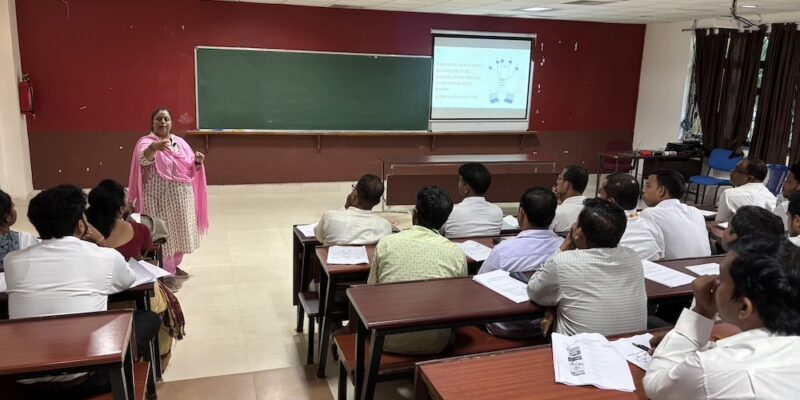 Teachers at a teacher training in Odisha.