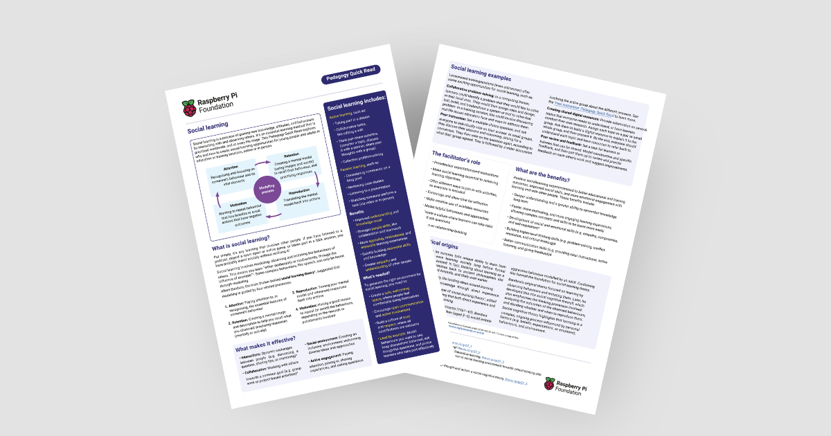 Image of our latest Pedagogy Quick Read