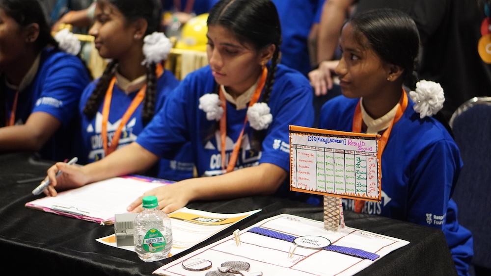 Young creators at Coolest Projects India.