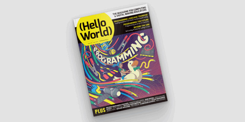 Hello World issue 28 cover.