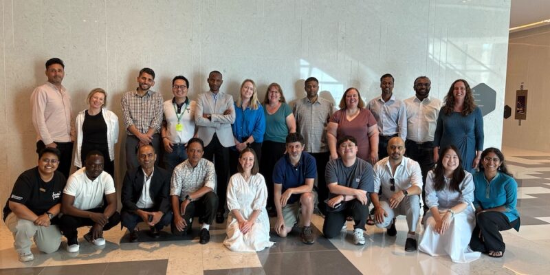 A group of educators at a conference.