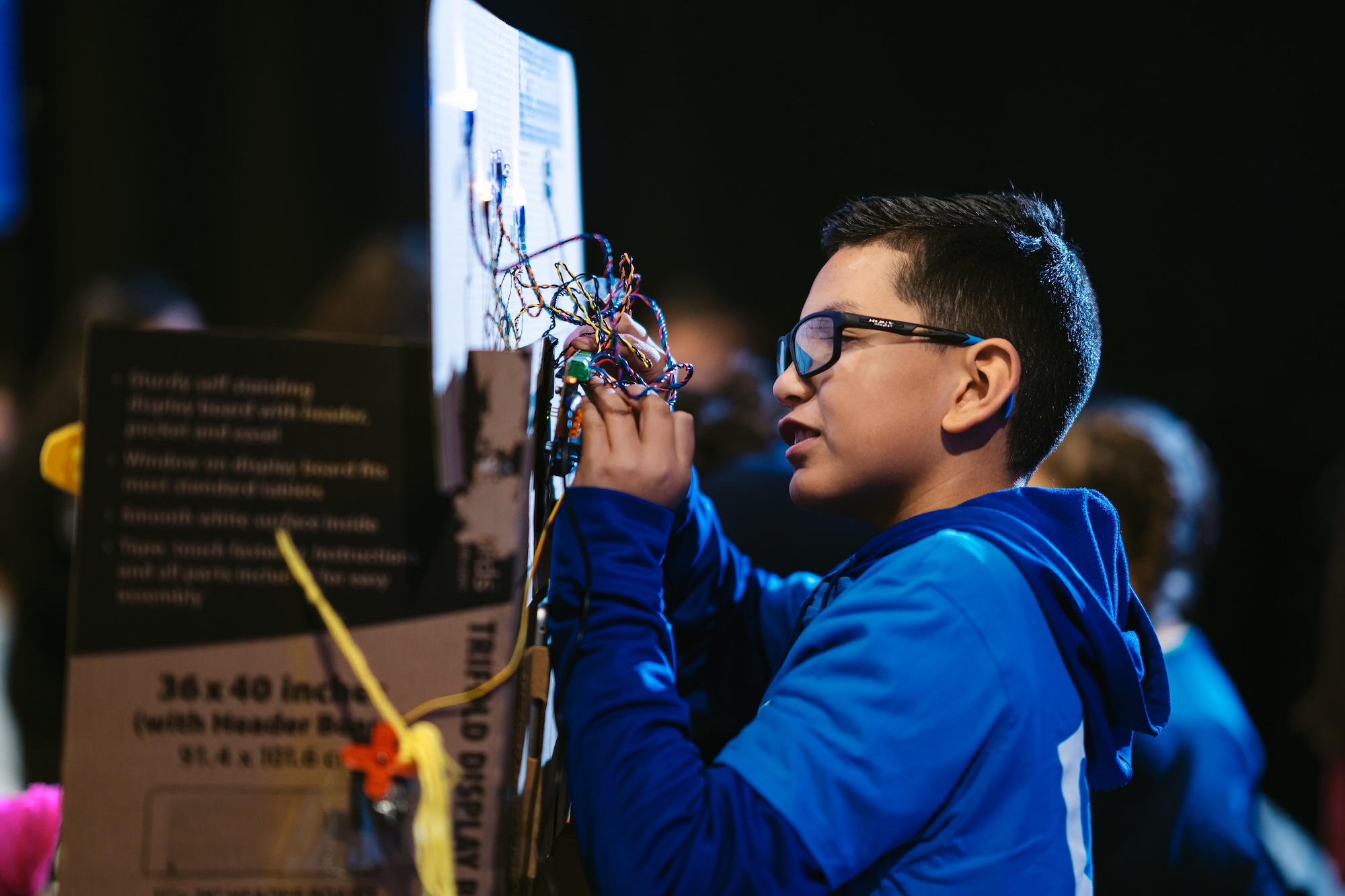 Young learner at Coolest Projects