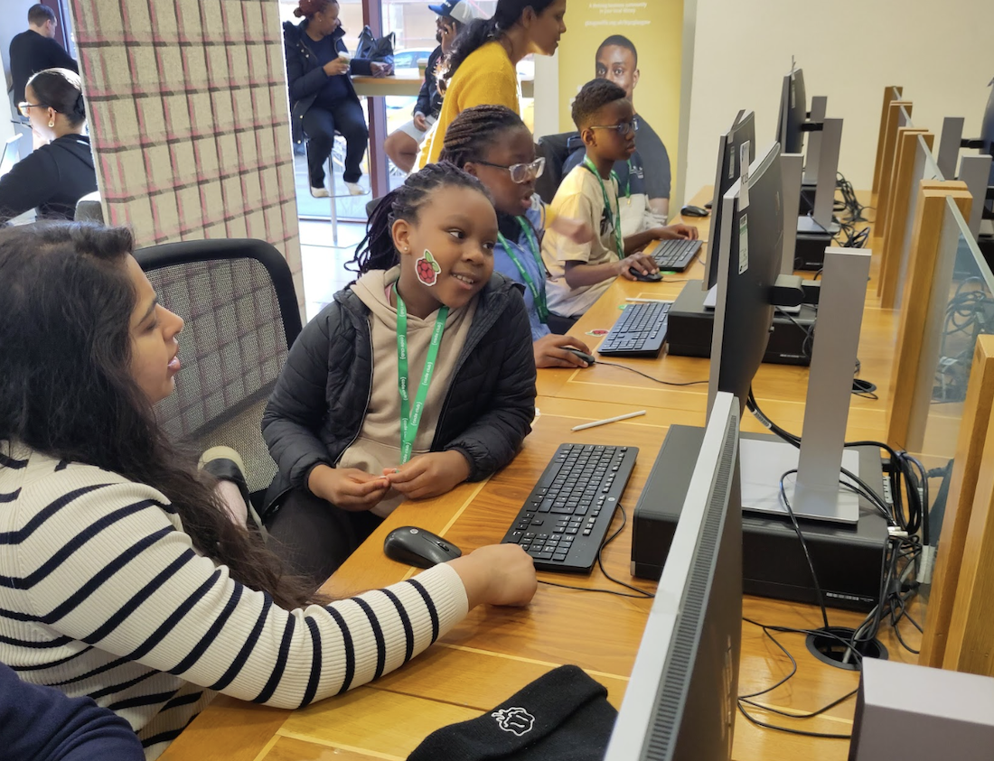 Young learners at a Code Club 