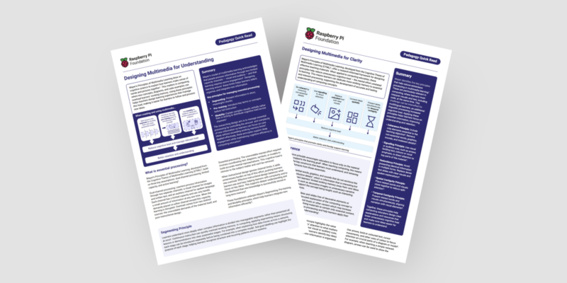 A snapshot of our pedagogy quick read.