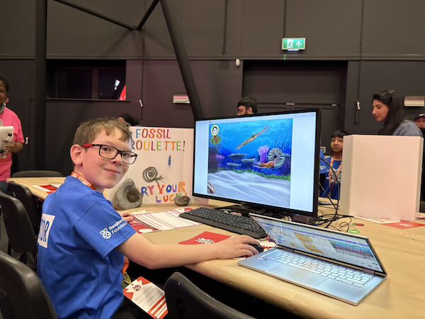 Gabriel at Coolest Projects UK
