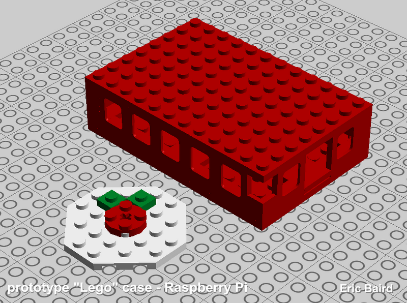 R-Pi case, Lego, prototype