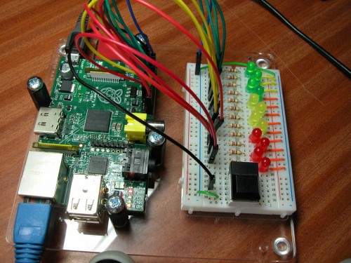 Hardware ladder game - Raspberry Pi