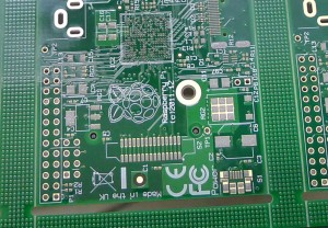Pi with paste on it