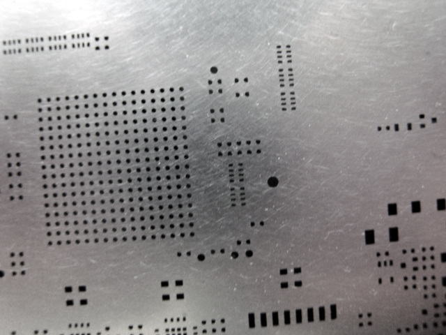 Solder paste screen