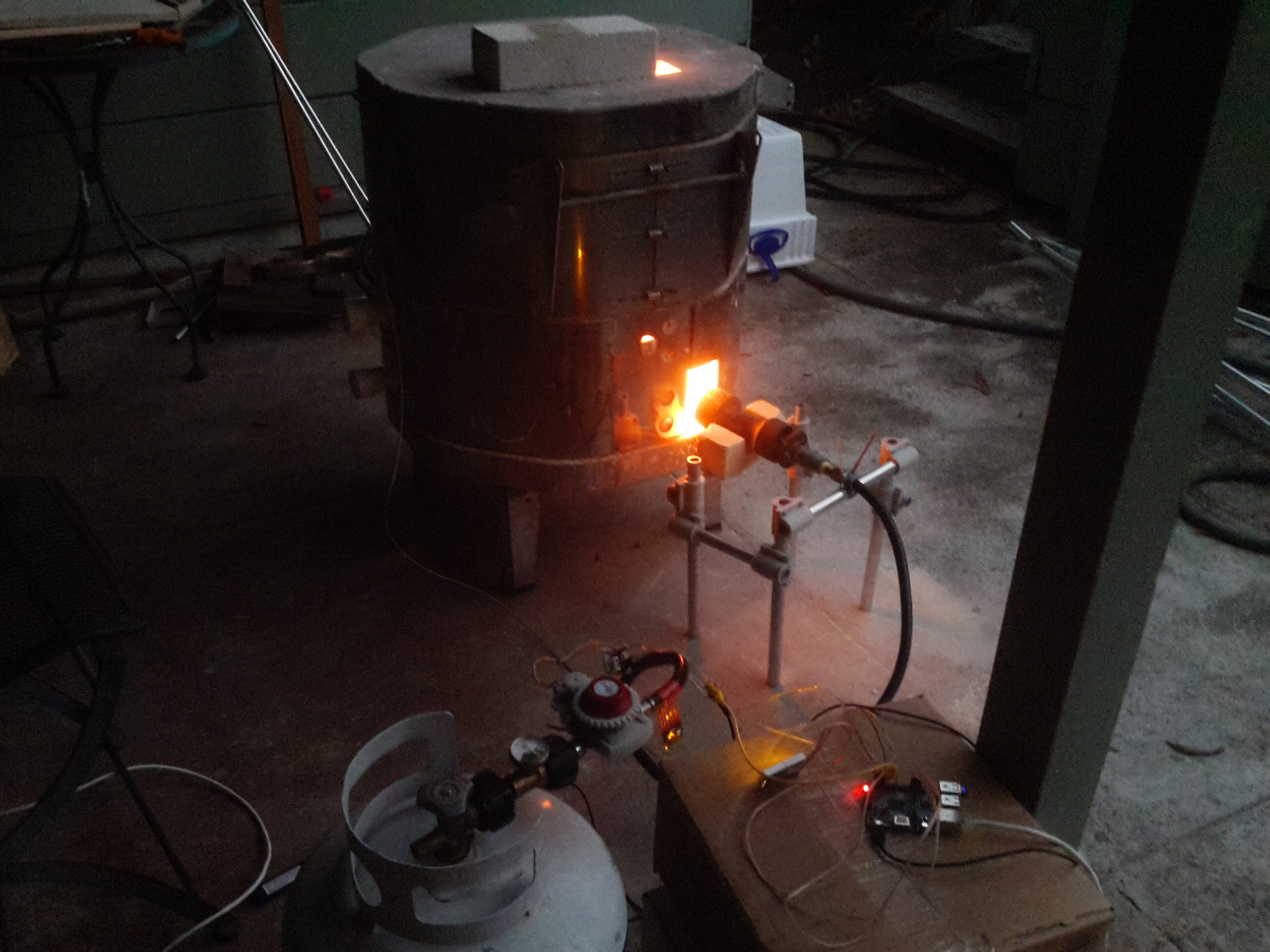 WiFicontrolled pottery kiln Raspberry Pi