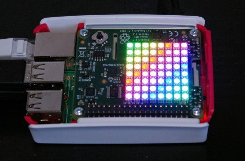 Astro Pi sense HAT LED