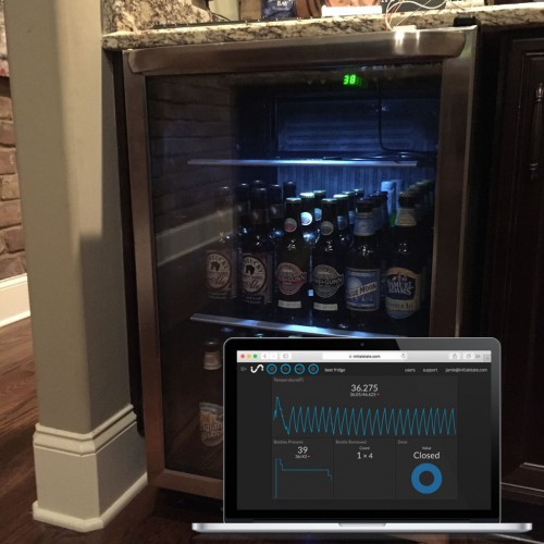 The beer and wine fridge of awesomeness