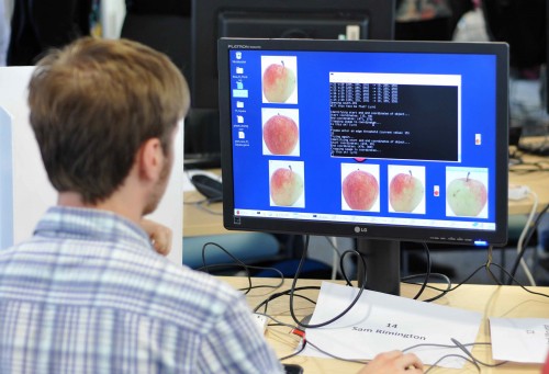 University of York Computer Science Raspberry Pi Challenge: an undergrad works on his entry to recreate photographed objects in Minecraft