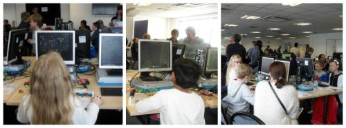 Young Southenders get stuck into a Minecraft Hackathon at the Southend Raspberry Jam