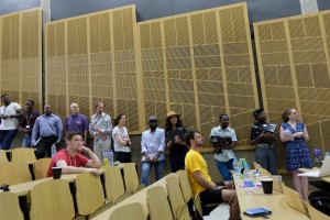 The queue for lightning talks