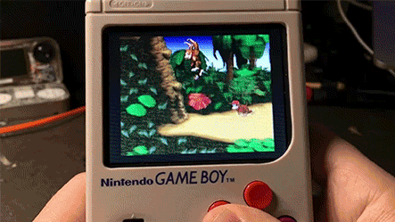 A Game Boy Zero in Action. A successful replica using the Raspberry Pi Zero