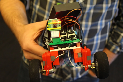 Raspberry Pi Robot built at Picademy