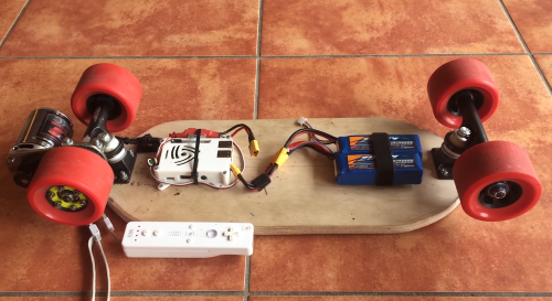raspberry pi skateboard