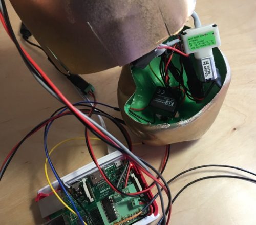 Lucy Rogers internal workings Firecracker Raspberry Pi